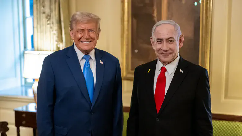 Биньямин Нетаньяху и Дональд Трамп