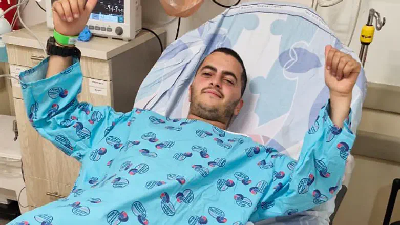 Yedidya Boskovitz in the hospital