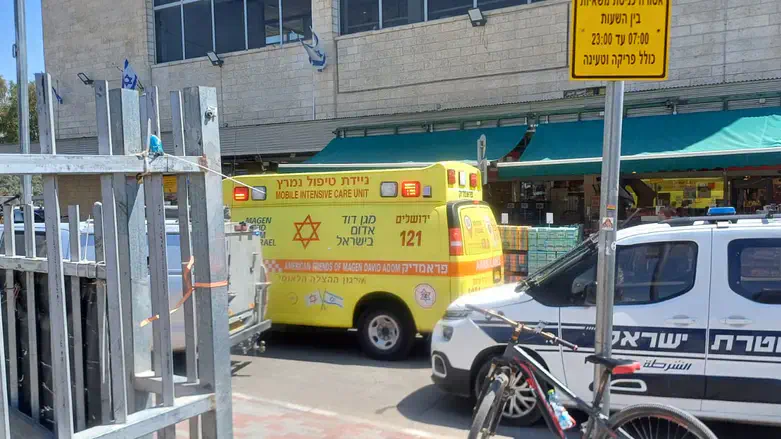 Scene of attack at Gush Etzion junction