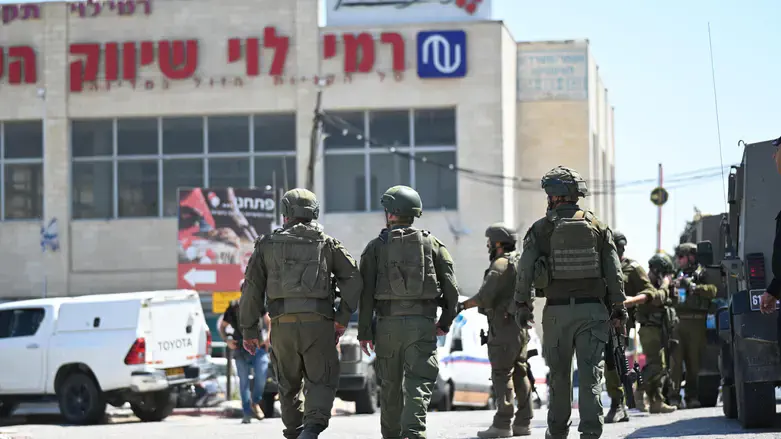 The scene of the attack