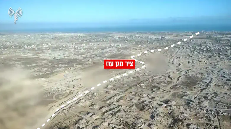 ציר "מגן עוז" במרחב חאן יונס