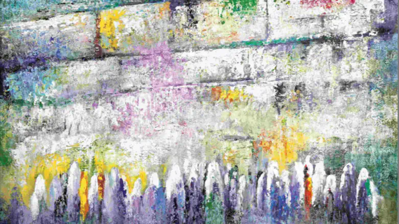 אביב - בכותל המערבי