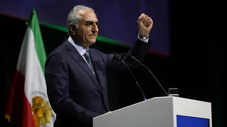 Iranian Crown Prince Reza Pahlavi at the convention
