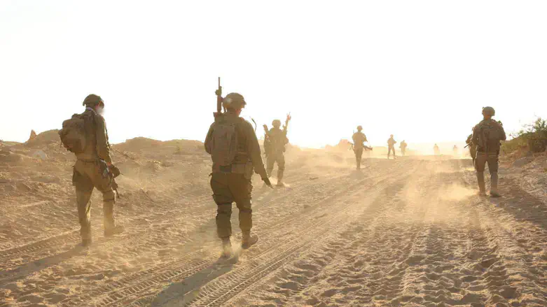 IDF forces operate in Gaza