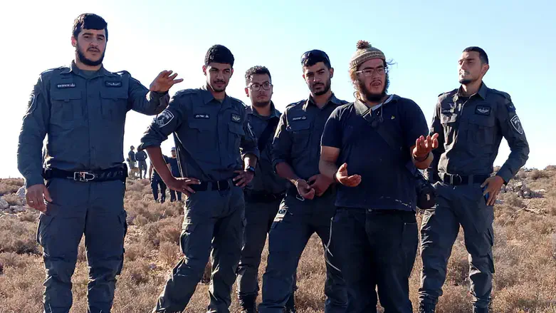 The officers at one of the outposts