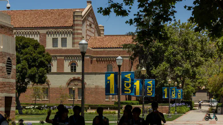 People walk around UCLA on Thursday, July 10, 2025 in Westwood, CA