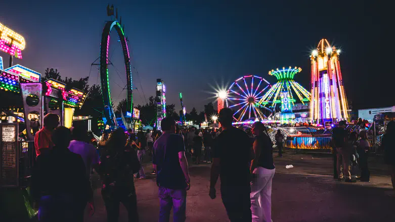 Amusement park, illustration
