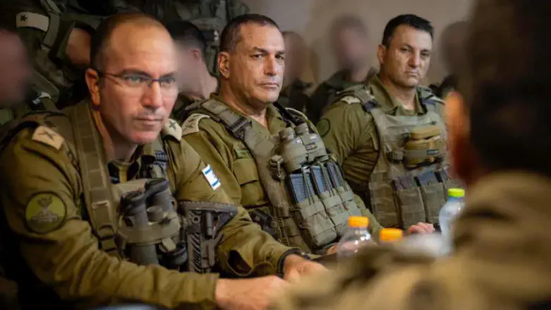 IDF CoS Eyal Zamir in the Gaza Strip