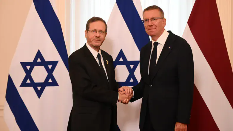 Pres. Herzog & Latvian Pres. Edgars Rinkēvičs