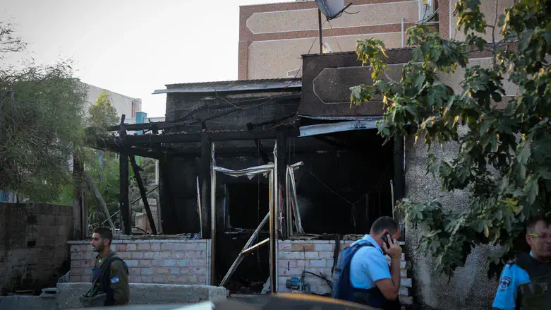 Scene of the Duma arson