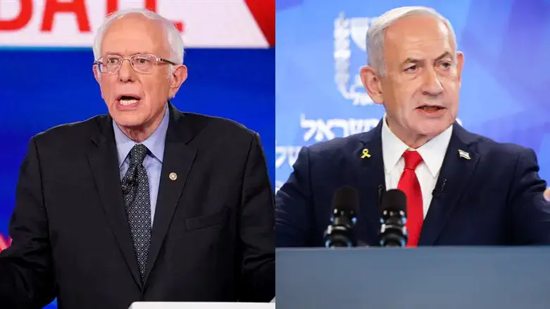 Bernie Sanders and Benjamin Netanyahu