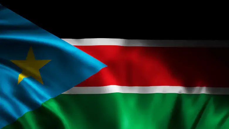Флаг Южного Судана. Иллюстрация