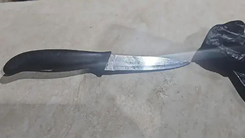 Нож, изъятый у террориста