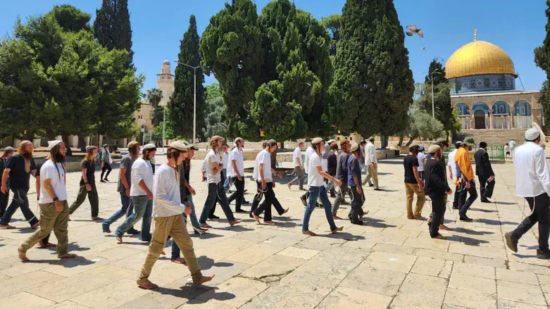 Jews visit Temple Mount