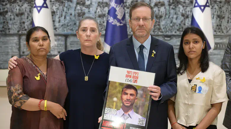 Herzog with Bipin Joshi