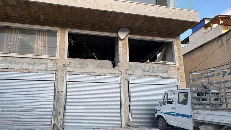 The pizzeria in Huwara