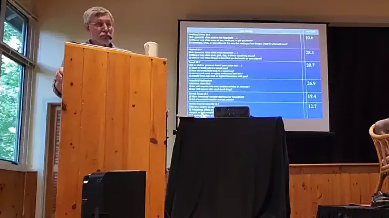 Dr. Van Der Kolk at the lecture