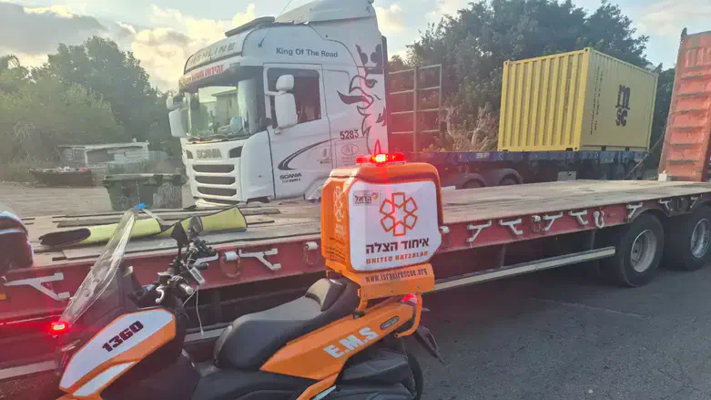 זירת התאונה הקשה