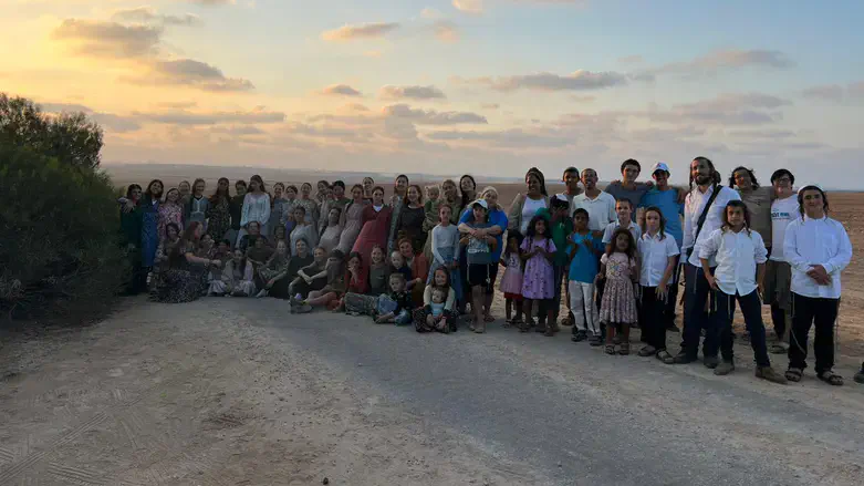 The group near Gaza