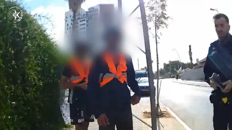 Footage of the arrest