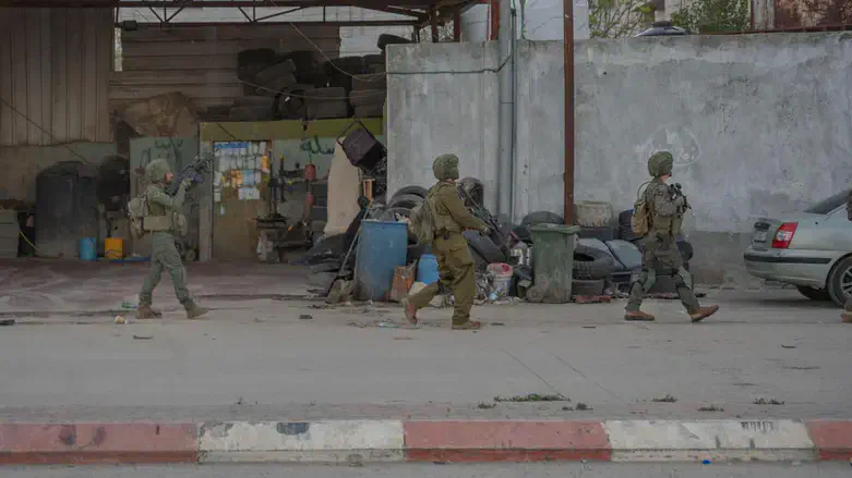 Soldiers in Ramallah