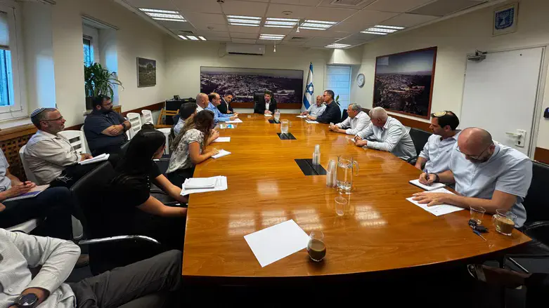 הישיבה בראשות השר סמוטריץ'