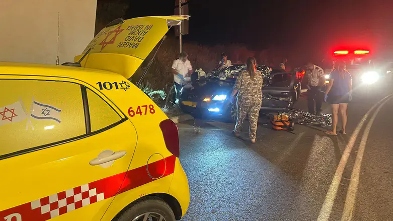 זירת הרצח סמוך לנחשולים