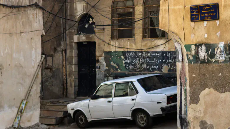 Damascus' Jewish Quarter betrays signs of the local exodus and decade of civil war.
