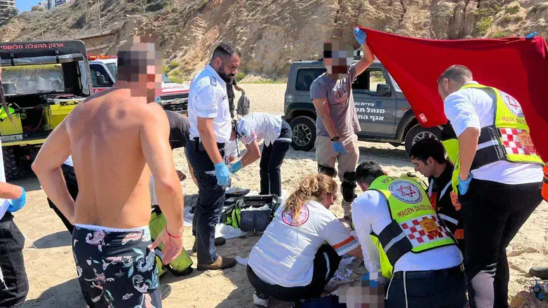 זירת הטביעה בנתניה