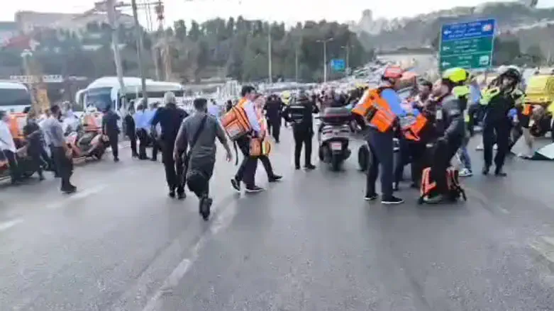 The scene of the attack