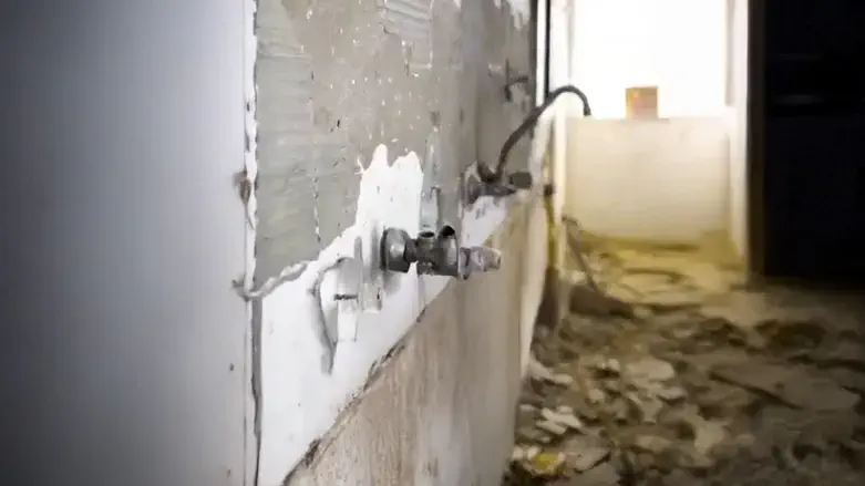 The burned house of the Aharoni family