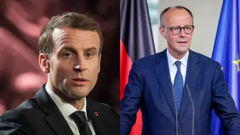 Emmanuel Macron and Friedrich Merz
