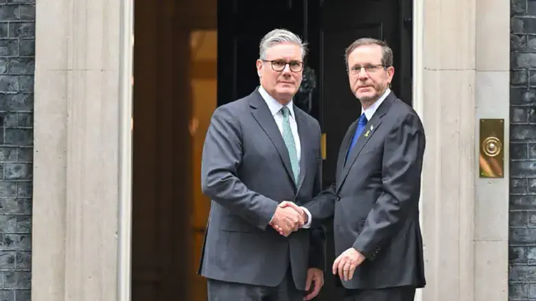 Keir Starmer and Isaac Herzog