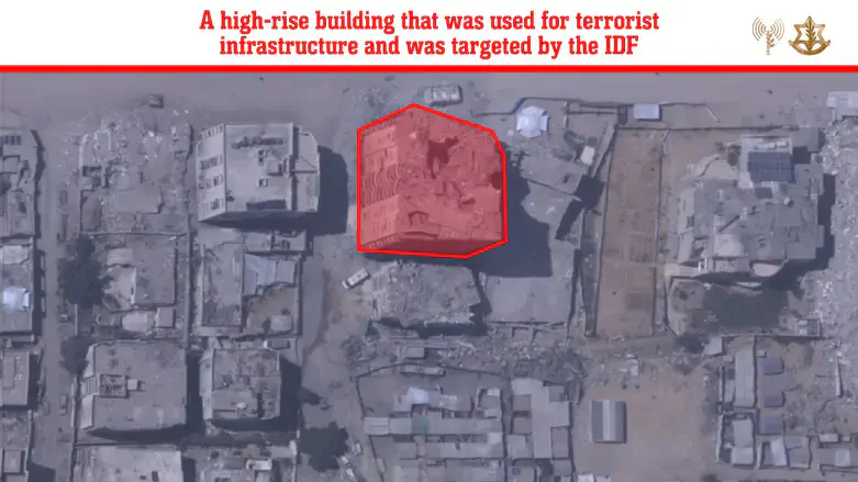 Demolition of high-rise terror building in Gaza City