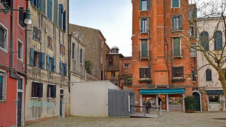 Main square of Ghetto Novo, Venice ghetto