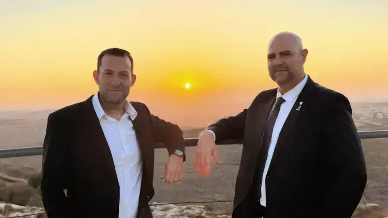 דגן עם אוחנה בשומרון