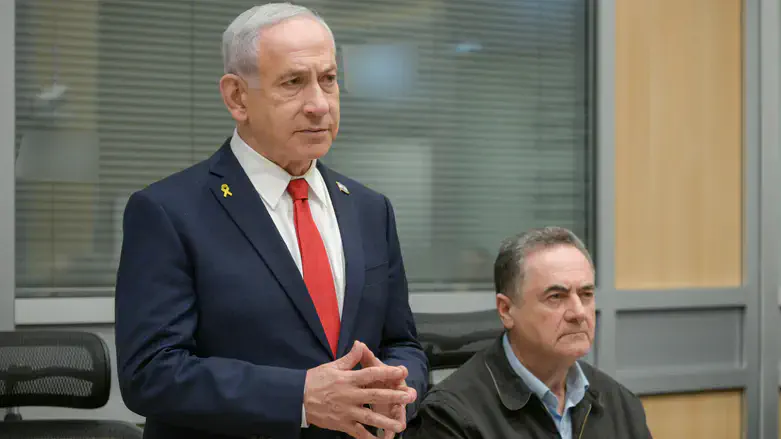 Netanyahu in the Kirya