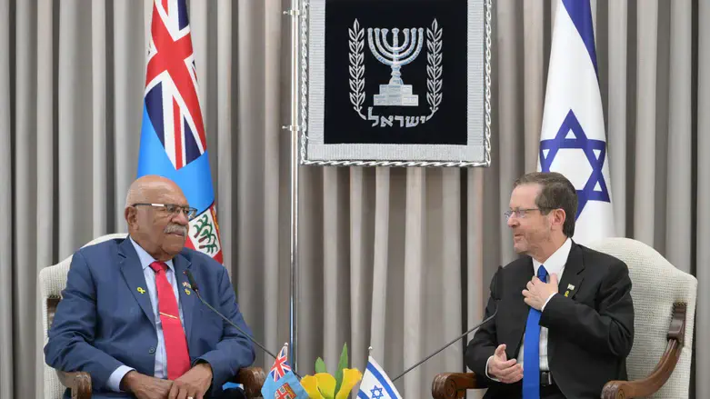 President Herzog and Prime Minister Rabuka