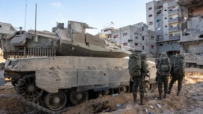 IDF forces operate in Gaza