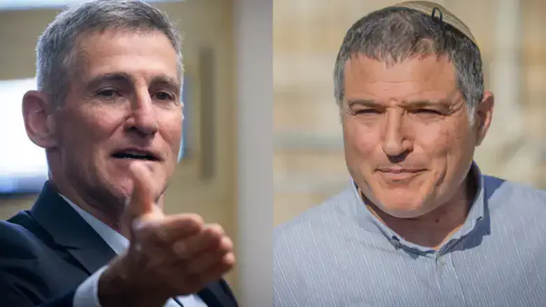 David Zini (right) and Yair Golan (left)