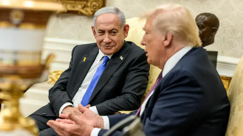 Биньямин Нетаньяху и Дональд Трамп