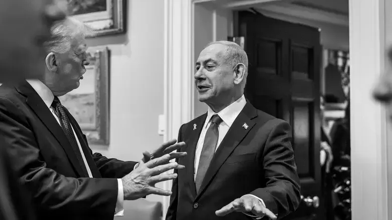 נתניהו וטראמפ בבית הלבן