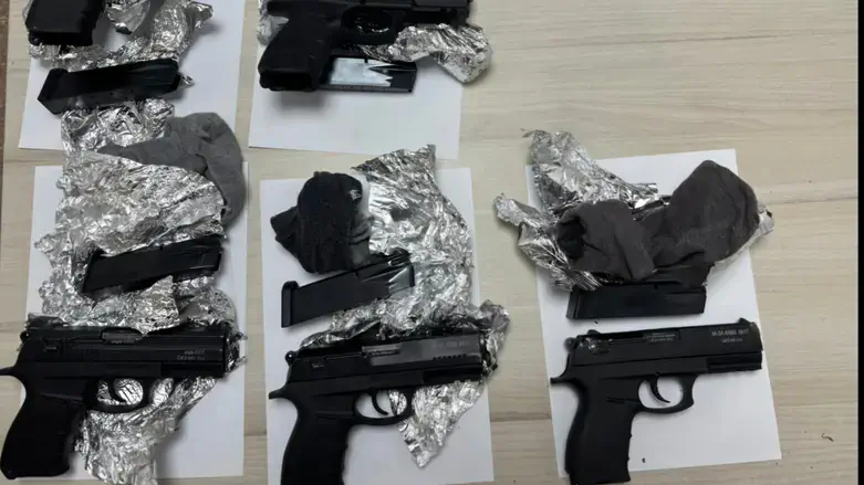 Firearms the terrorists attempted to smuggle