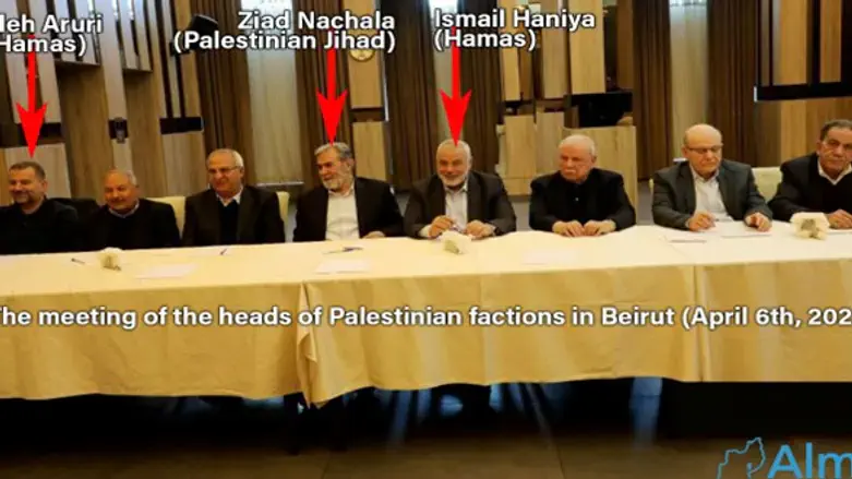 Palestinian Arab heads meet in Beirut, 2023