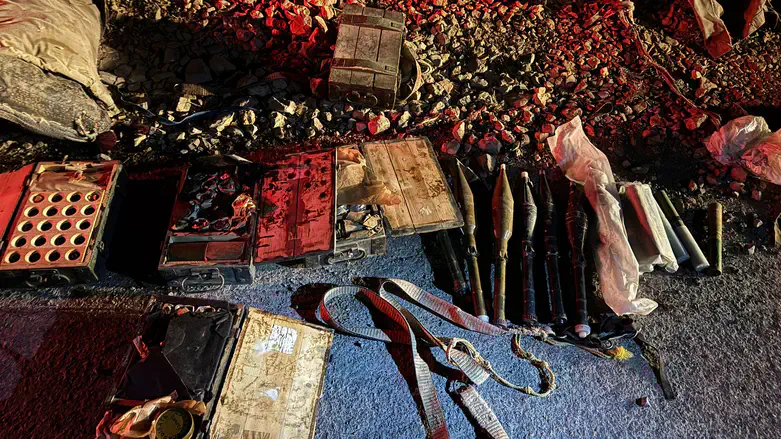 Some of the confiscated weapons