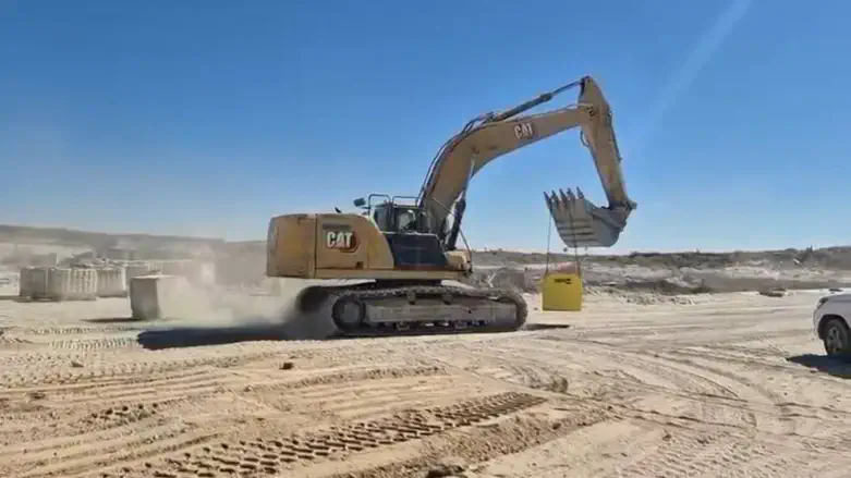 צה"ל מסמן את הקו הצהוב