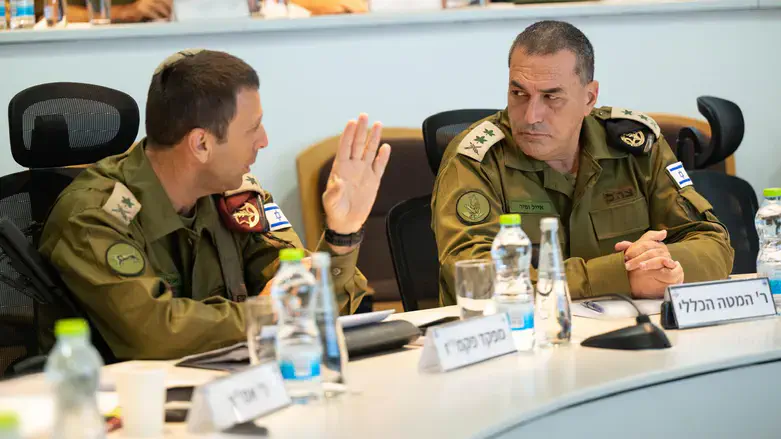 Chief of Staff Eyal Zamir with Avi Bluth