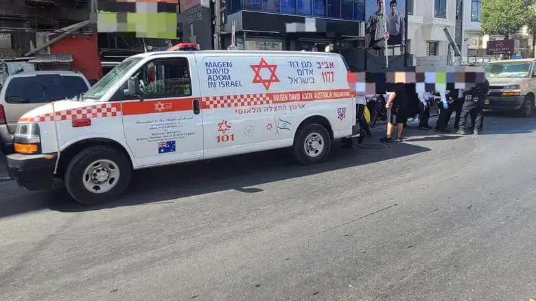 זירת התאונה בבני ברק