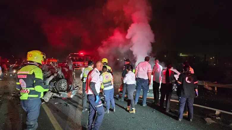 На месте ДТП, в котором погибли мужчина и женщина