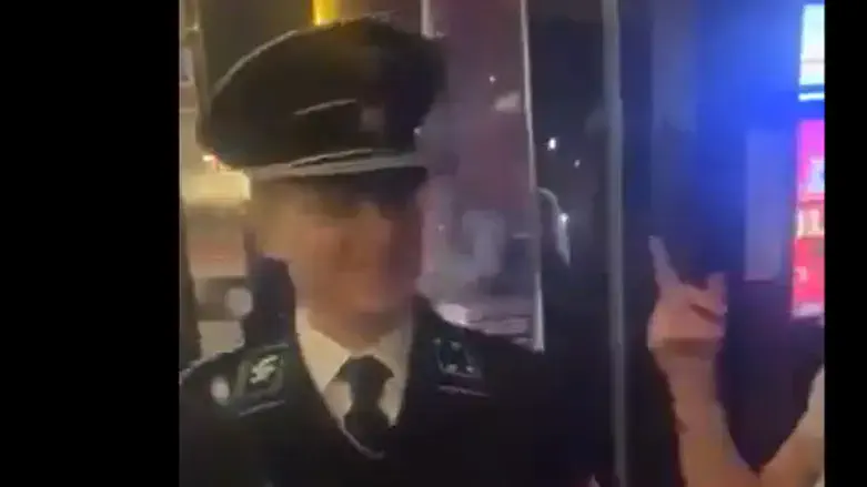 The student in the Nazi uniform